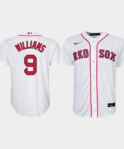 Youth Boston Red Sox Ted Williams 9 White Home Jersey