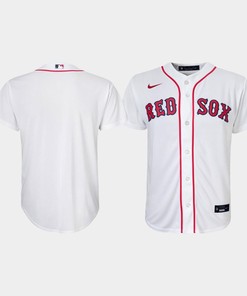 Youth Boston Red Sox White Home Jersey