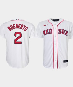 Youth Boston Red Sox Xander Bogaerts 2 White Home Jersey