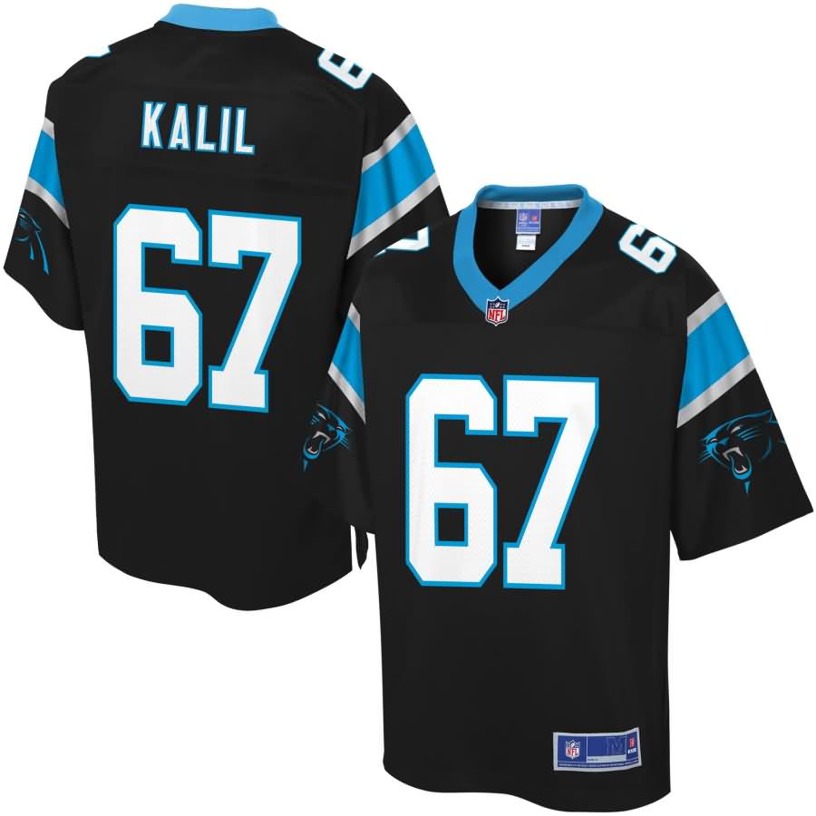 Youth Carolina Panthers Ryan Kalil Nfl Pro Line Team Color Black Jersey