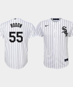 Youth Chicago White Sox Carlos Rodon 55 White Home Jersey