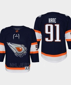 Youth Edmonton Oilers Evander Kane 91 Special Edition 2.0 Retro Jersey Navy