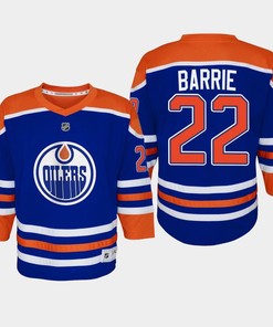 Youth Edmonton Oilers Tyson Barrie 22 Home Player 2022-23 Jersey Royal