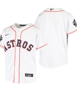 Youth Houston Astros White 2022-23 World Series Jersey