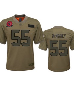 Youth Houston Texans Benardrick Mckinney Camo 2019 Salute To Service Game Jersey