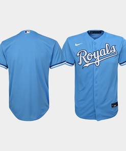 Youth Kansas City Royals Light Blue Alternate Jersey