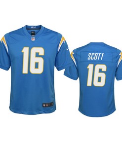 Youth Los Angeles Chargers J.K. Scott 16 Powder Blue Game Jersey