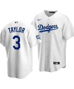 Youth Los Angeles Dodgers Chris Taylor 3 2020 World Series Champions Home Jersey White