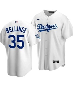 Youth Los Angeles Dodgers Cody Bellinger 35 2020 World Series Champions Home Jersey White