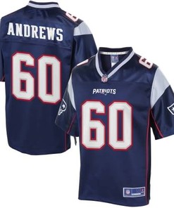 Youth New England Patriots David Andrews Nfl Pro Line Navy Team Color Jersey