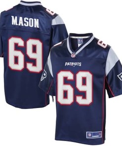 Youth New England Patriots Shaq Mason Nfl Pro Line Navy Team Color Jersey