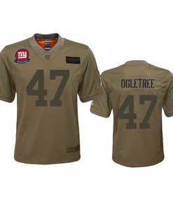Youth New York Giants Alec Ogletree Camo 2019 Salute To Service Jersey