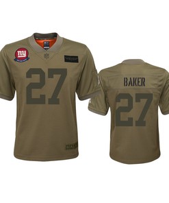 Youth New York Giants Deandre Baker Camo 2019 Salute To Service Jersey