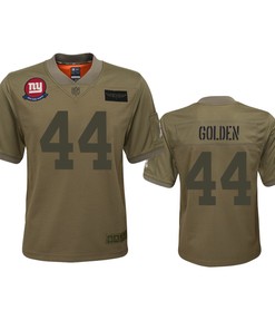 Youth New York Giants Markus Golden Camo 2019 Salute To Service Jersey