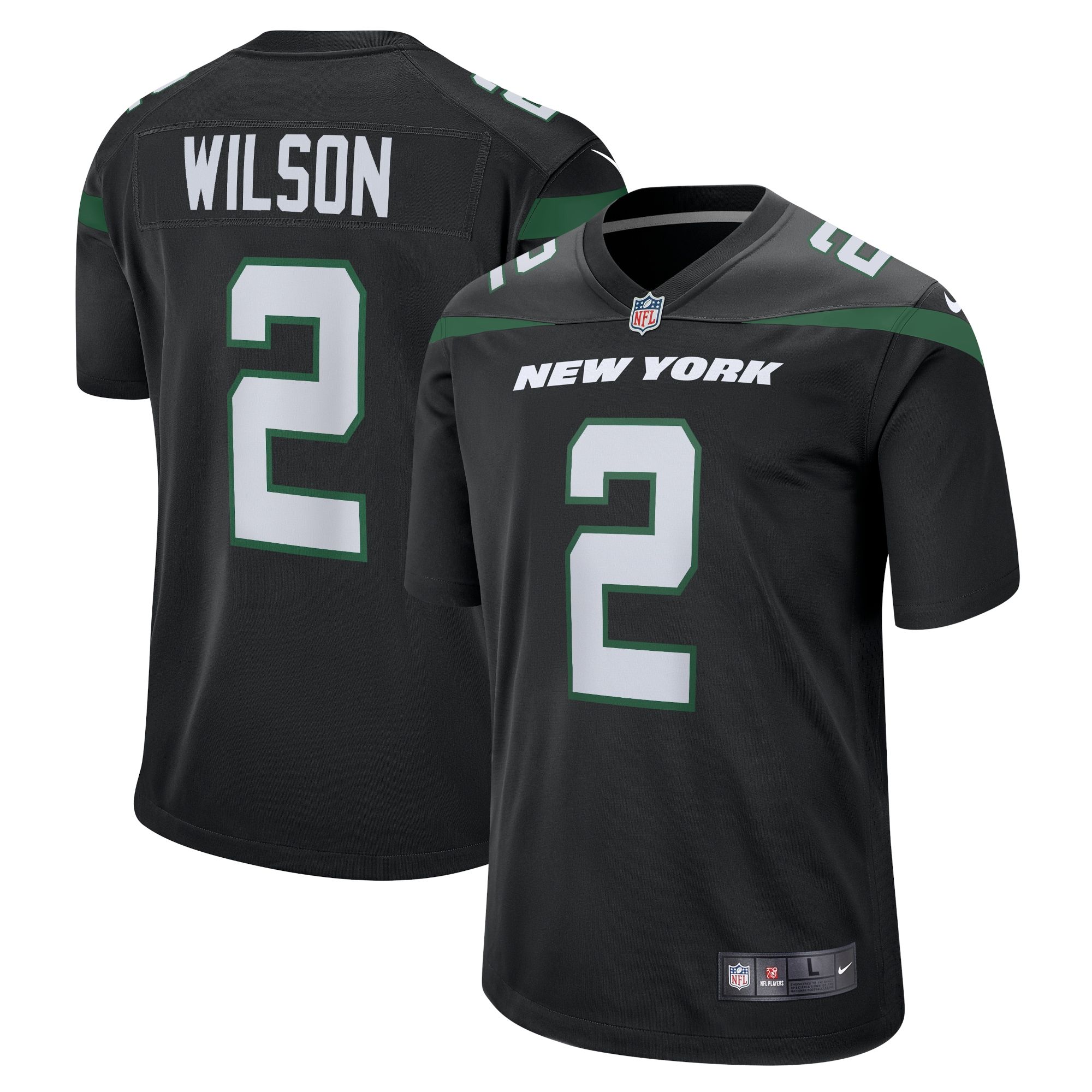 Youth New York Jets Zach Wilson Black Alternate 2021 Nfl Draft First Round Pick Game Jersey Gift For New York Jets Fans
