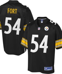 Youth Pittsburgh Steelers Lj Fort Nfl Pro Line Black Team Color Jersey