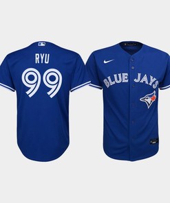 Youth Toronto Blue Jays Hyun-Jin Ryu 99 Royal Alternate Jersey
