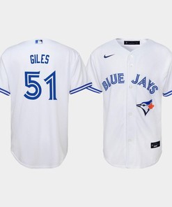 Youth Toronto Blue Jays Ken Giles 51 White Home Jersey