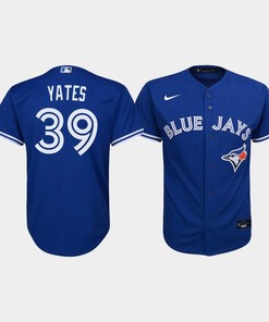 Youth Toronto Blue Jays Kirby Yates 39 Royal Alternate Jersey