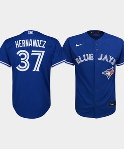 Youth Toronto Blue Jays Teoscar Hernandez 37 Royal Alternate Jersey