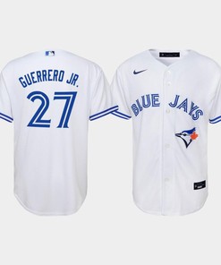 Youth Toronto Blue Jays Vladimir Guerrero Jr. 27 White Home Jersey