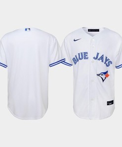 Youth Toronto Blue Jays White Home Jersey
