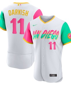 Yu Darvish San Diego Padres 2022 City Connect Authentic Player Jersey - White Mlb