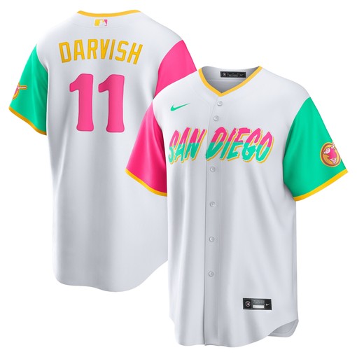 Yu Darvish San Diego Padres 2022 City Connect Replica Player Jersey - White Mlb