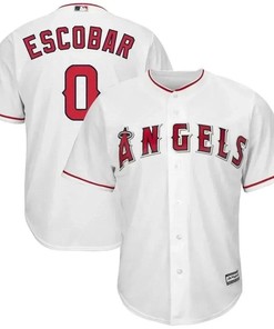 Yunel Escobar Los Angeles Angels Home Official Cool Base Player Jersey - White