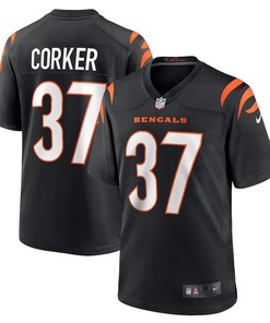 Yusuf Corker Cincinnati Bengals Game Player Jersey - Black