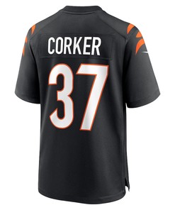 Yusuf Corker Cincinnati Bengals Game Player Jersey - Black