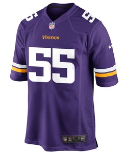 Za'Darius Smith 55 Vikings Game Men Jersey - Purple Jersey
