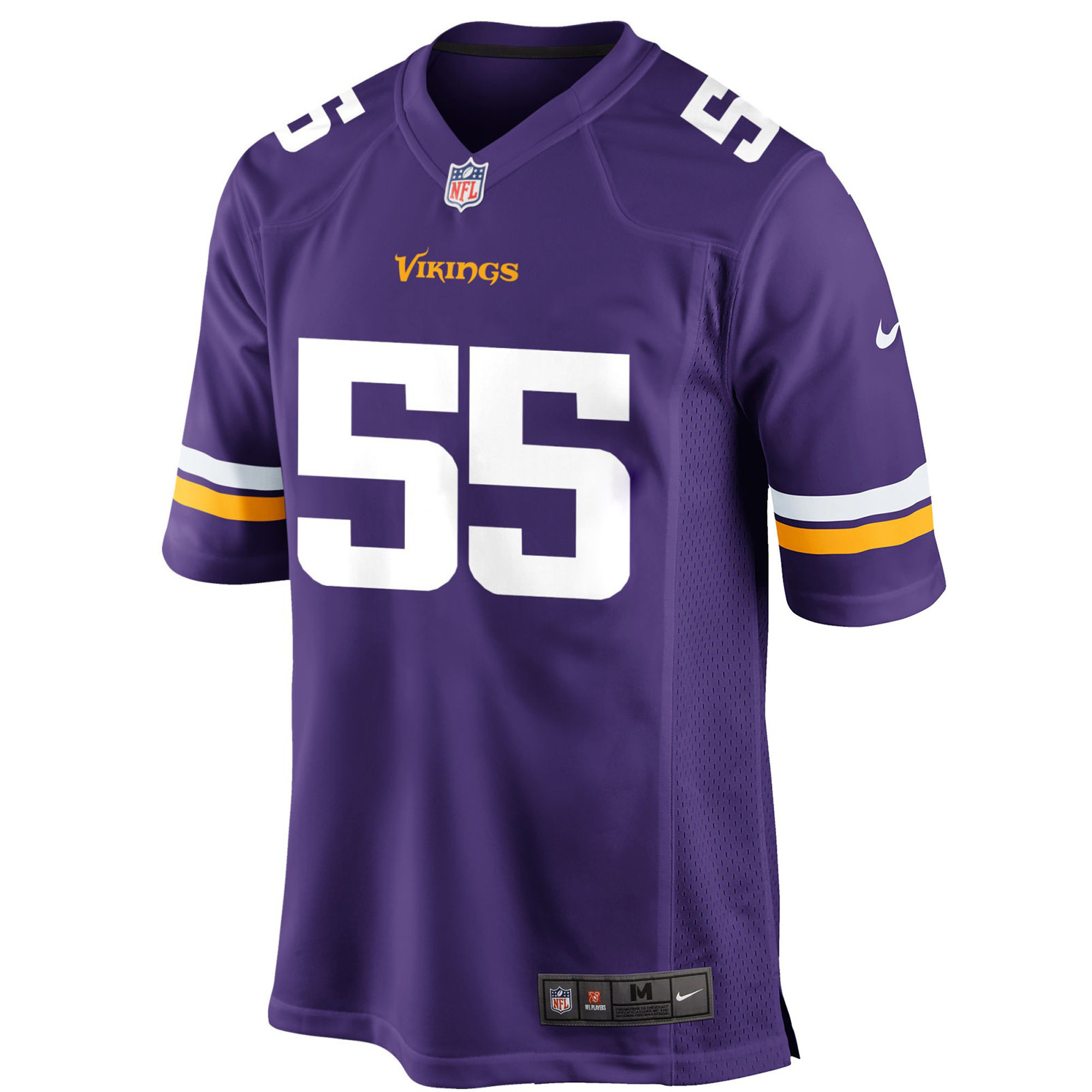 Za'Darius Smith 55 Vikings Game Men Jersey - Purple Jersey