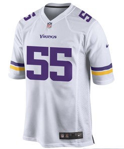 Za'Darius Smith 55 Vikings Game Men Jersey - White Jersey