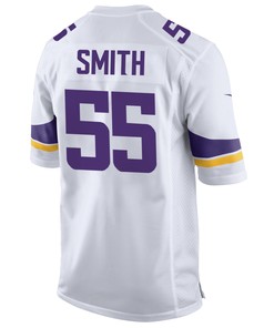 Za'Darius Smith 55 Vikings Game Men Jersey - White Jersey