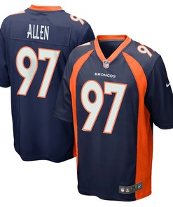 Zach Allen 97 Denver Broncos Alternate Game Men Jersey - Navy