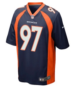 Zach Allen 97 Denver Broncos Alternate Game Men Jersey - Navy
