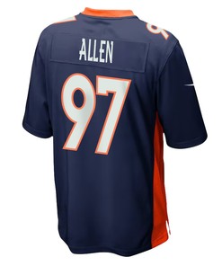 Zach Allen 97 Denver Broncos Alternate Game Men Jersey - Navy