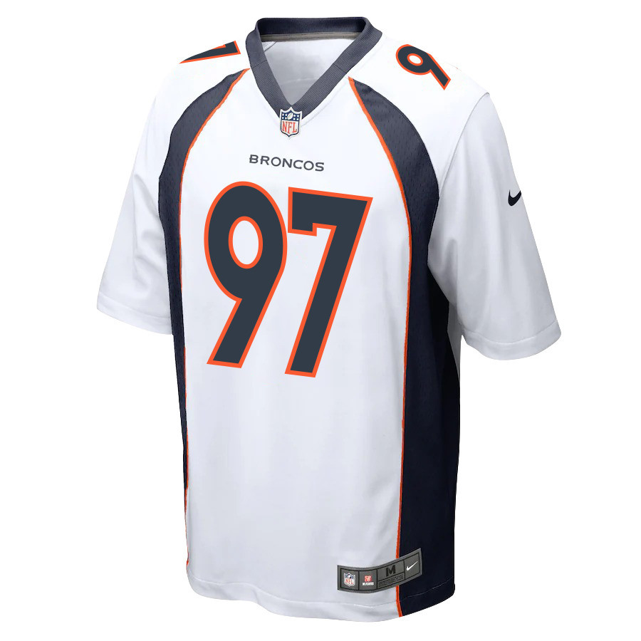 Zach Allen 97 Denver Broncos Game Men Jersey - White