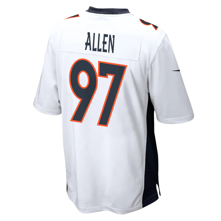 Zach Allen 97 Denver Broncos Game Men Jersey - White