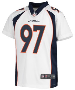 Zach Allen 97 Denver Broncos Game Youth Jersey - White