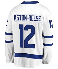 Zach Aston-Reese 12 Toronto Maple Leafs Stanley Cup 2023 Playoffs Patch Away Breakaway Men Jersey - White