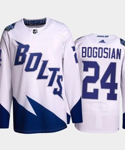 Zach Bogosian Lightning 2022 Stadium Series White Primegreen Jersey, Men Jersey