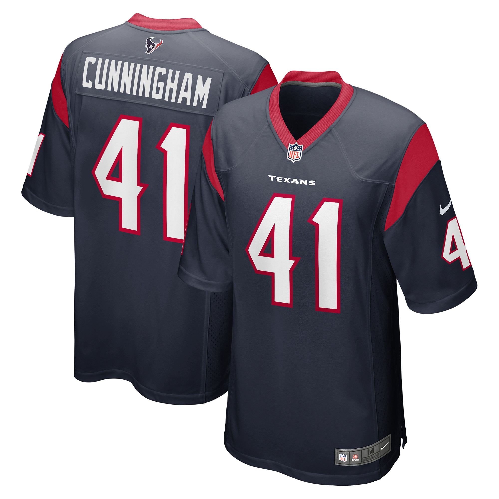 Zach Cunningham Houston Texans Game Jersey - Navy Nfl