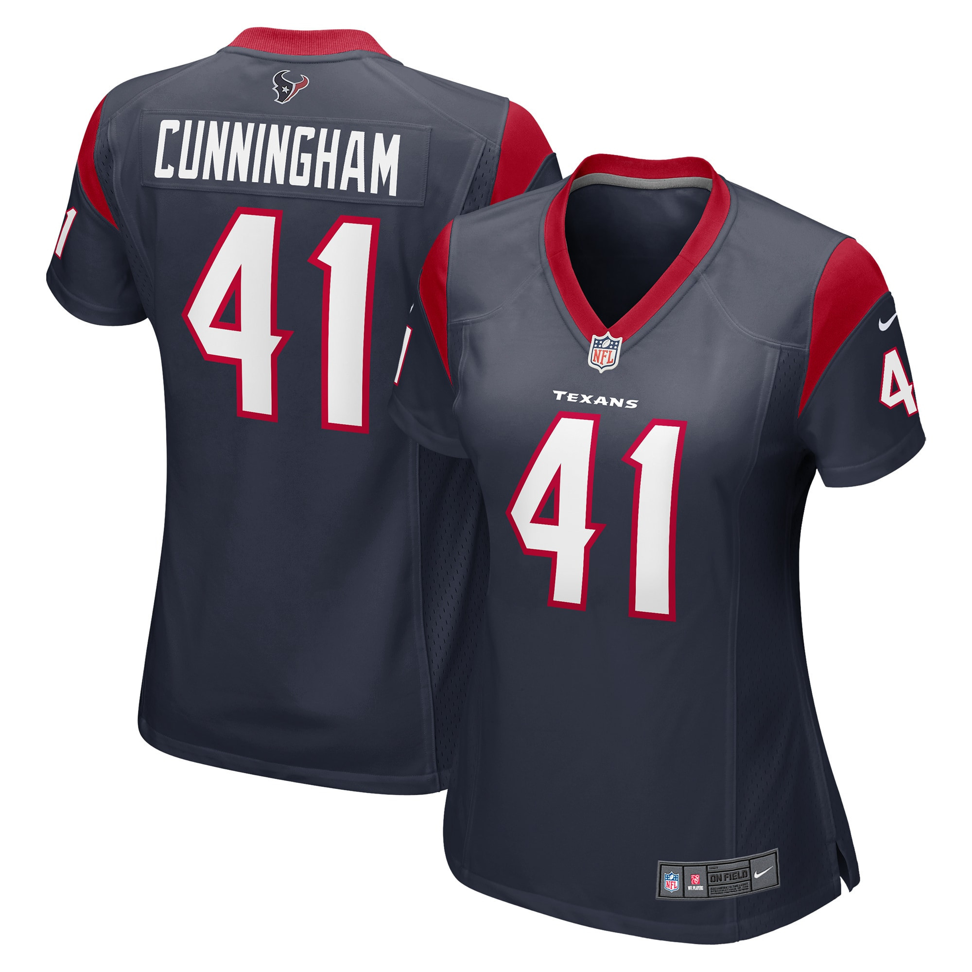 Zach Cunningham Houston Texans Womens Game Jersey - Navy Nfl