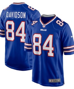 Zach Davidson Buffalo Bills Game Player Jersey - Royal