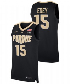 Zach Edey 15 Purdue Boilermakers 2023 College Basketball Men Jersey - Black