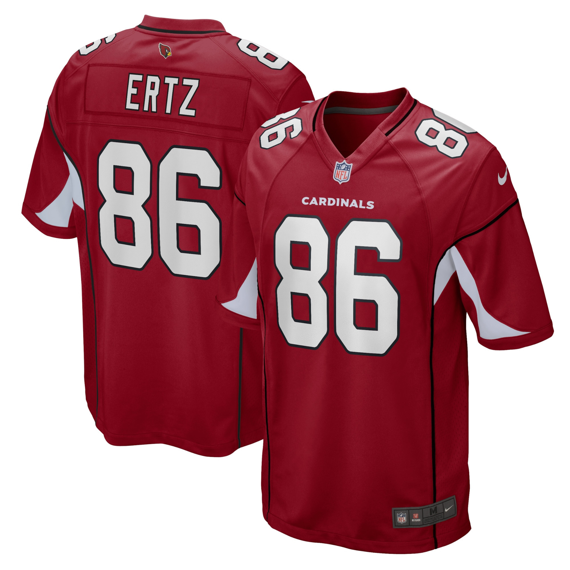 Zach Ertz Arizona Cardinals Player Game Jersey - Cardinal Nfl
