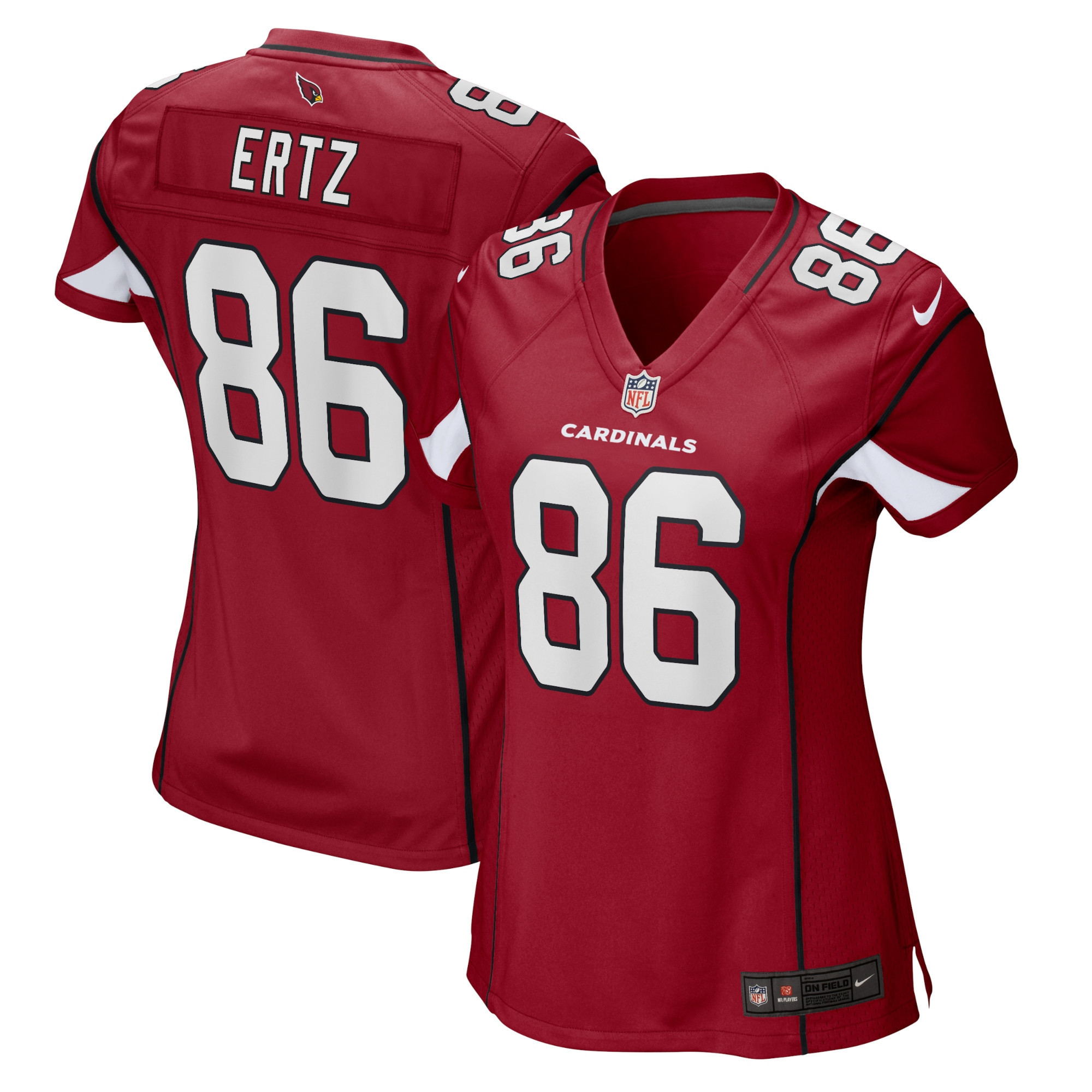 Zach Ertz Arizona Cardinals Womens Player Game Jersey - Cardinal Nfl