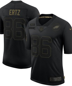 Zach Ertz Philadelphia Eagles 2020 Salute To Service Limited Jersey - Black